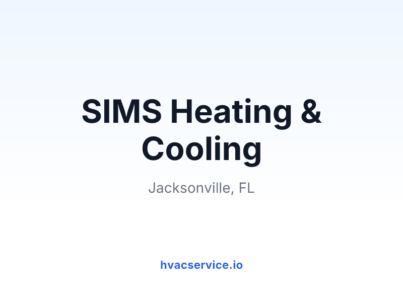 SIMS Heating & Cooling