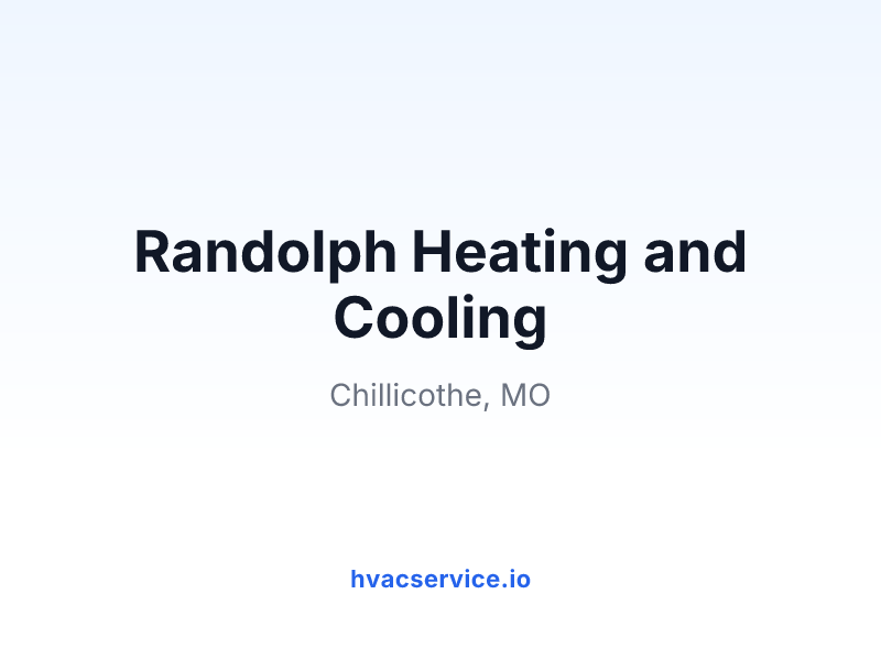 Randolph Heating and Cooling