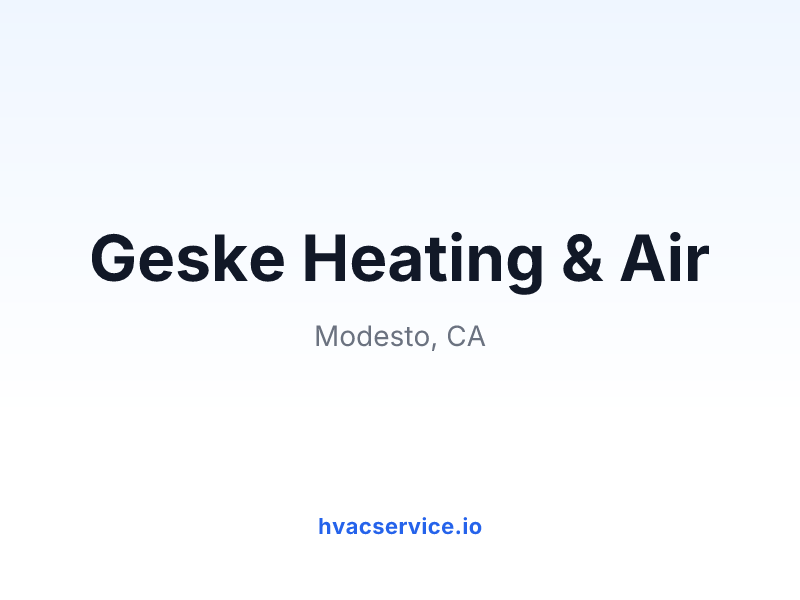 Geske Heating & Air