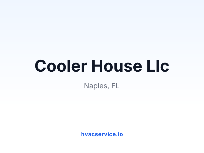Cooler House Llc