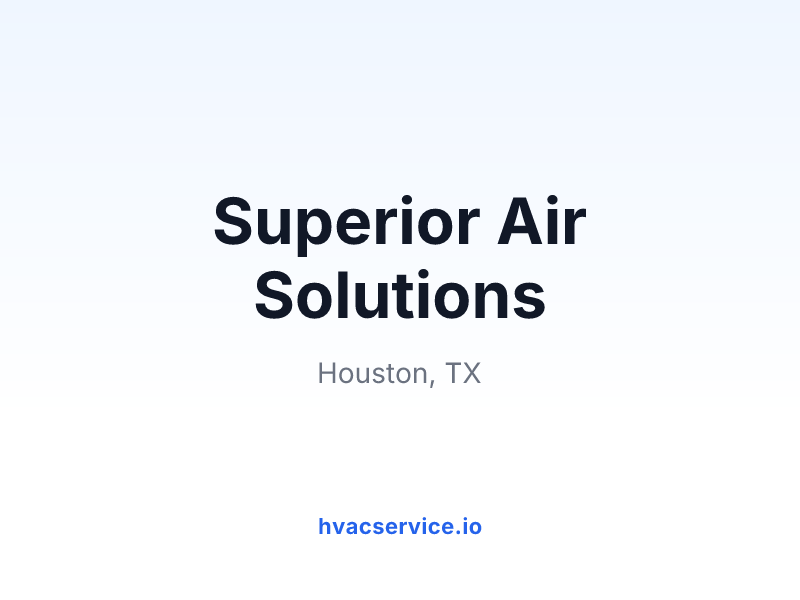 Superior Air Solutions