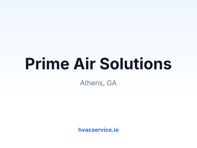 Prime Air Solutions