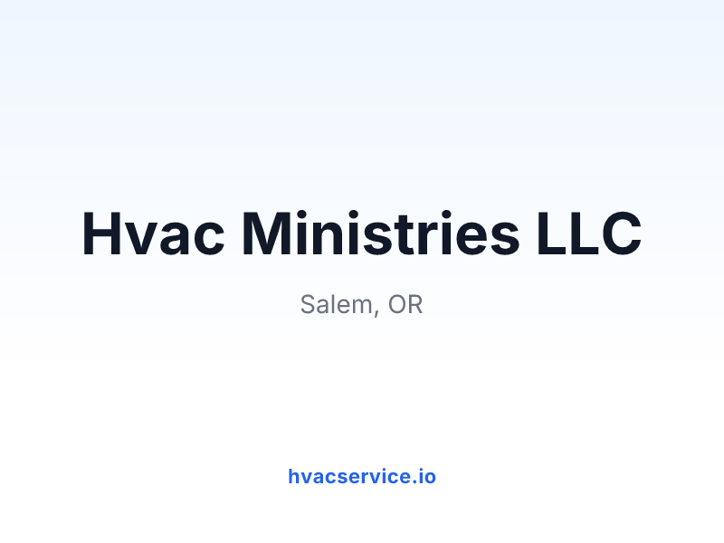 Hvac Ministries LLC