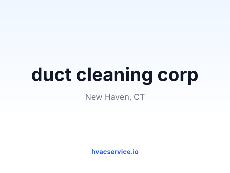duct cleaning corp
