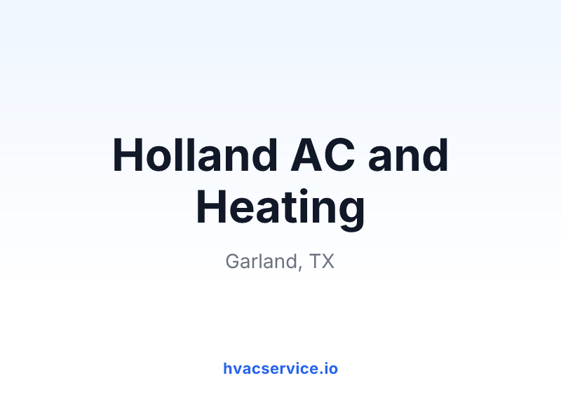 Holland AC and Heating