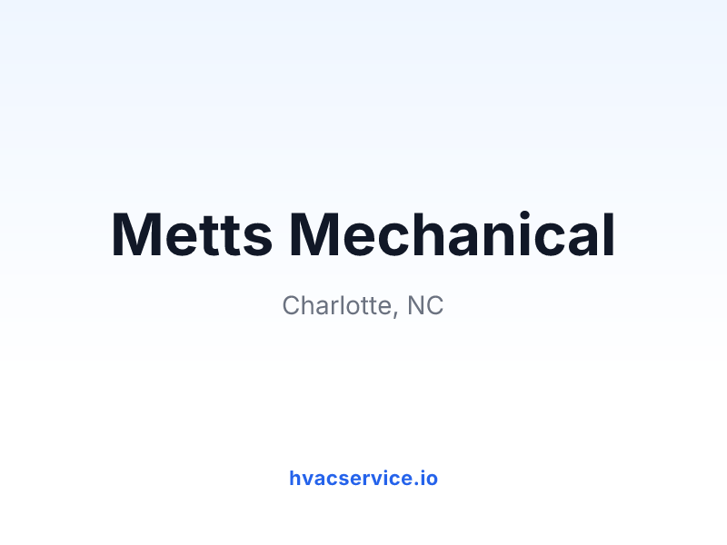 Metts Mechanical