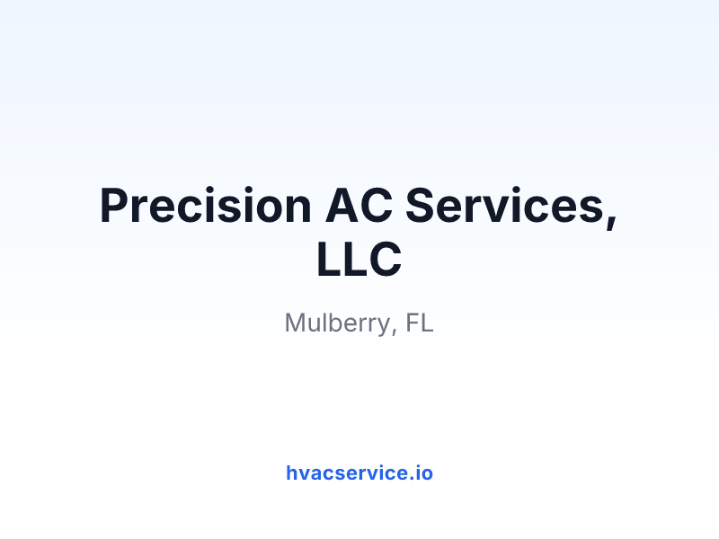 Precision AC Services, LLC