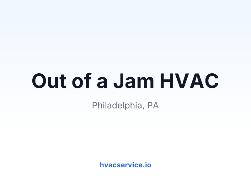 Out of a Jam HVAC