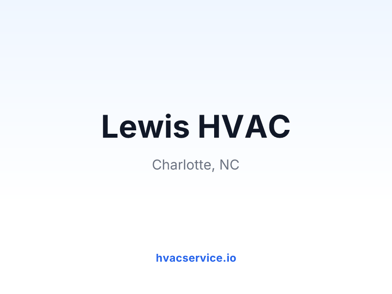 Lewis HVAC