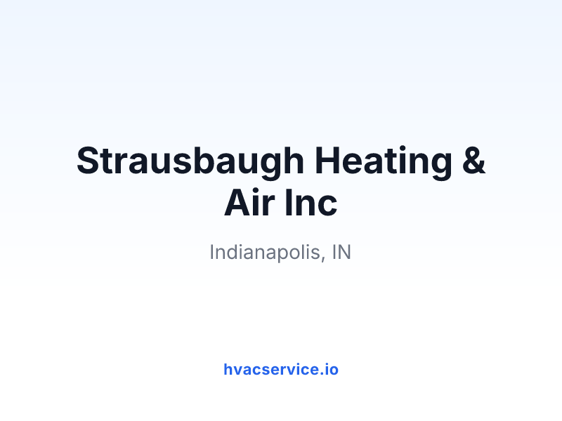 Strausbaugh Heating & Air Inc