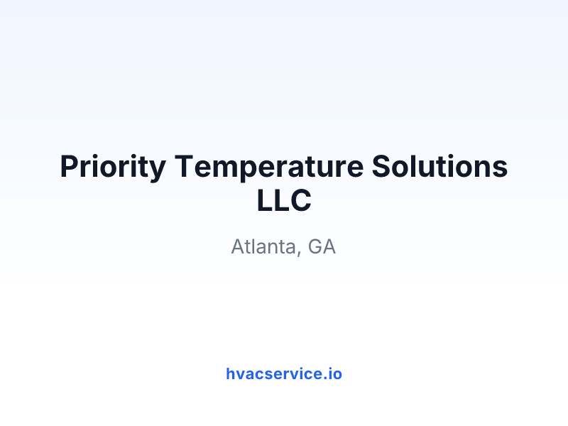 Priority Temperature Solutions LLC