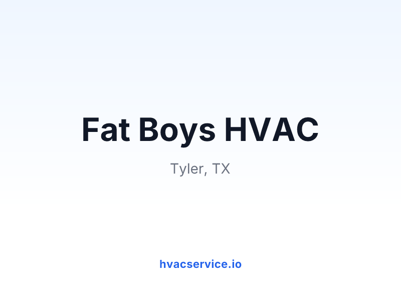 Fat Boys HVAC