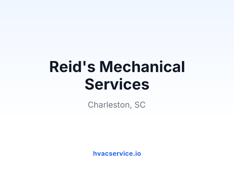 Reid's Mechanical Services