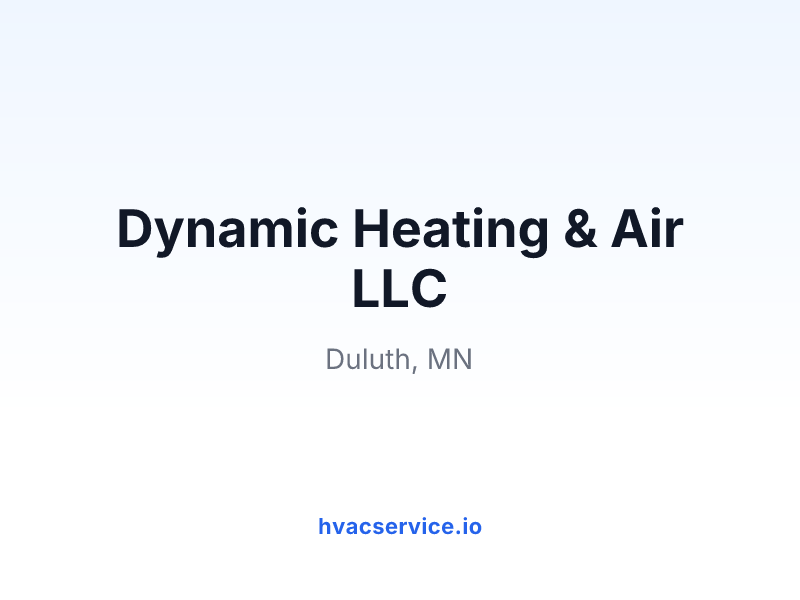Dynamic Heating & Air LLC
