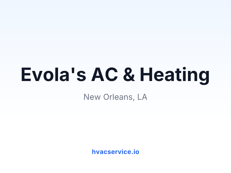 Evola's AC & Heating