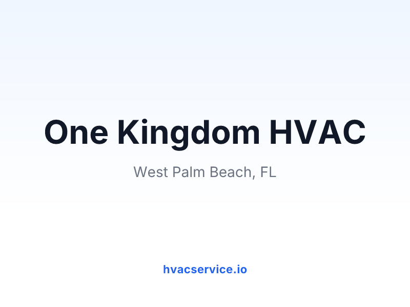 One Kingdom HVAC