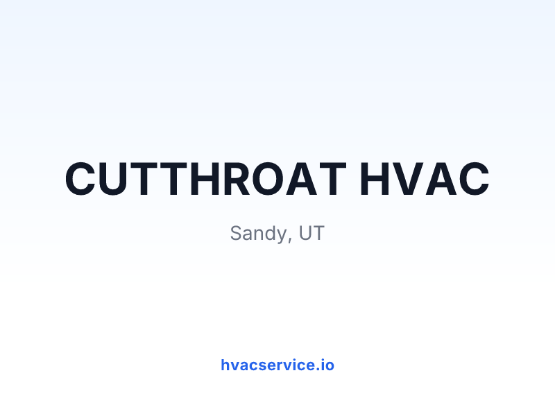 CUTTHROAT HVAC