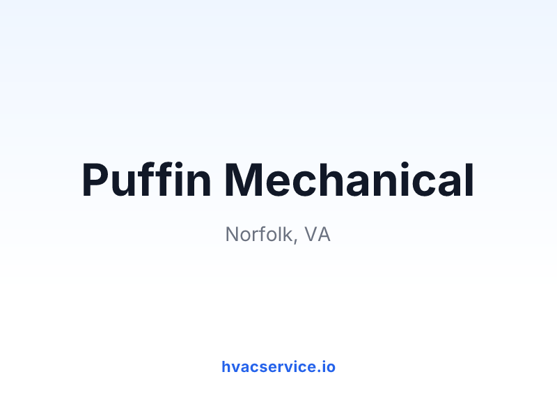 Puffin Mechanical