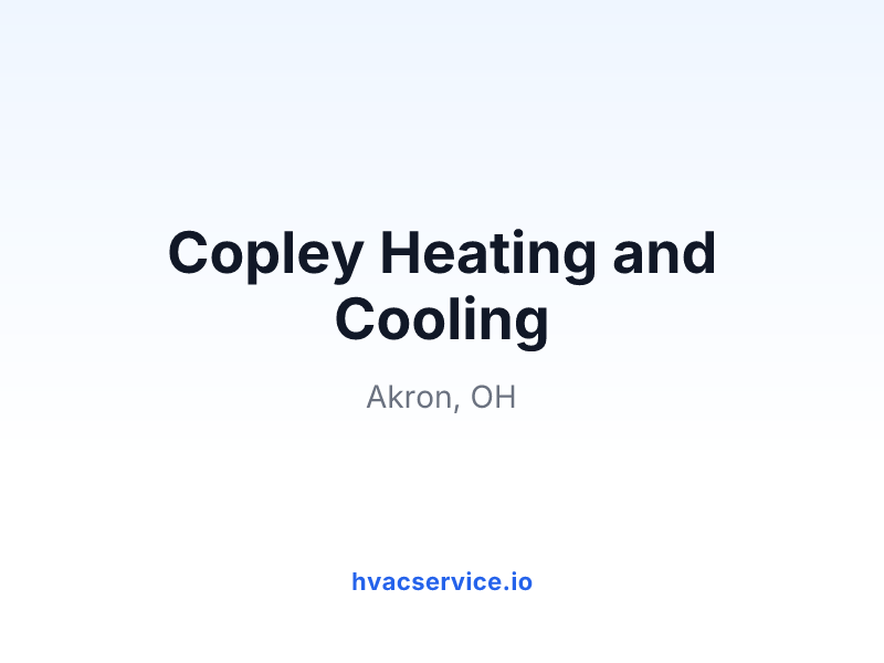 Copley Heating and Cooling