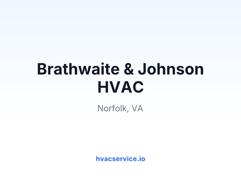 Brathwaite & Johnson HVAC