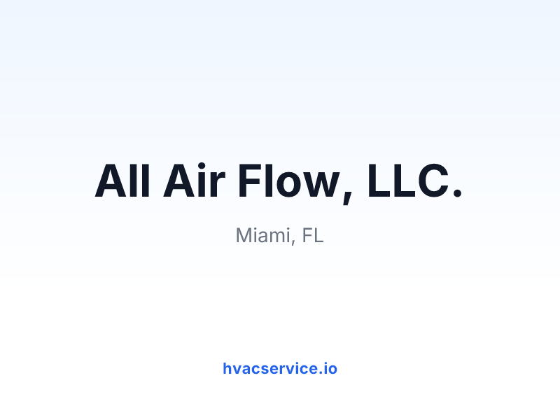 All Air Flow, LLC.