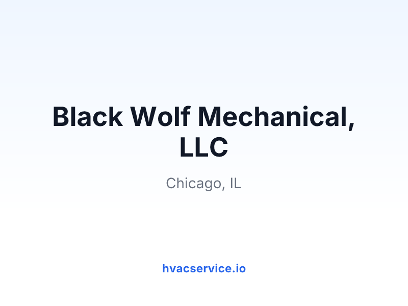 Black Wolf Mechanical, LLC