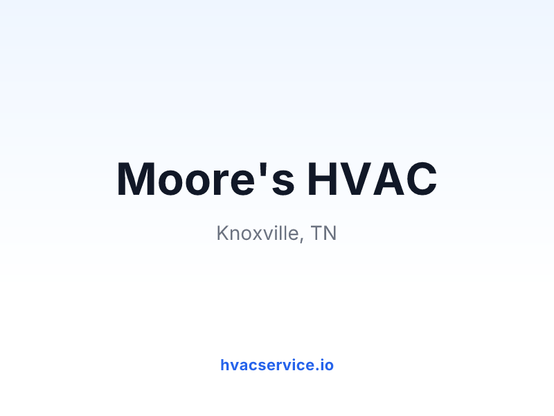 Moore's HVAC