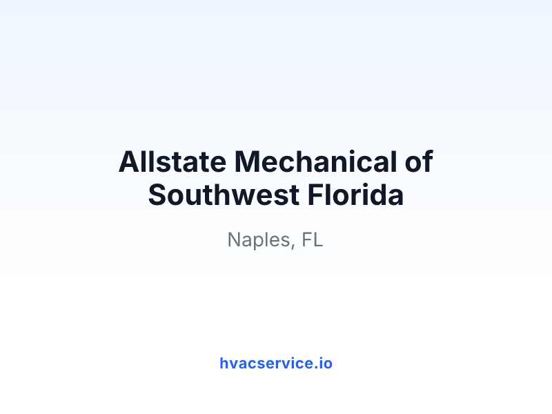Allstate Mechanical of Southwest Florida