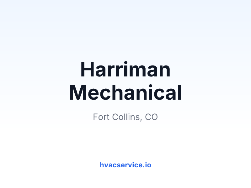 Harriman Mechanical