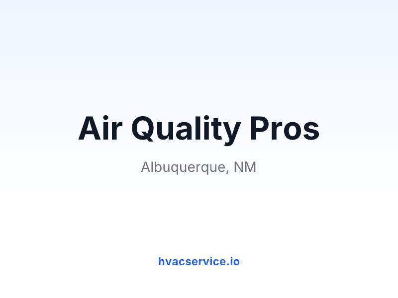 Air Quality Pros