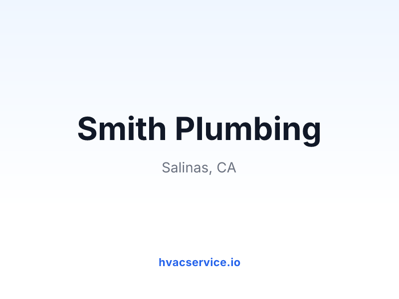 Smith Plumbing