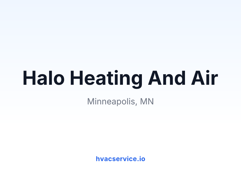 Halo Heating And Air