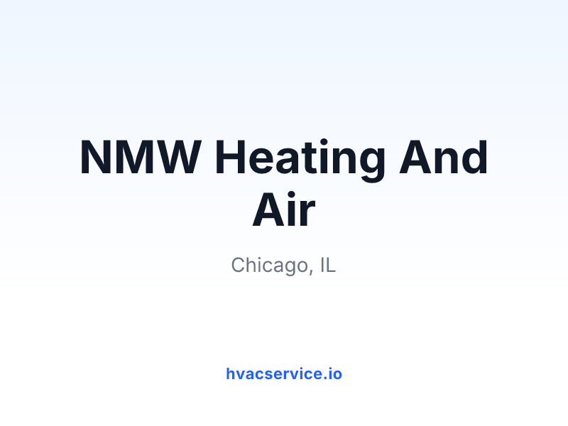 NMW Heating And Air