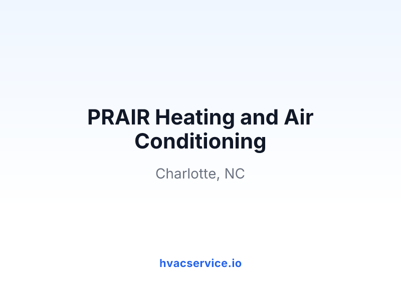 PRAIR Heating and Air Conditioning
