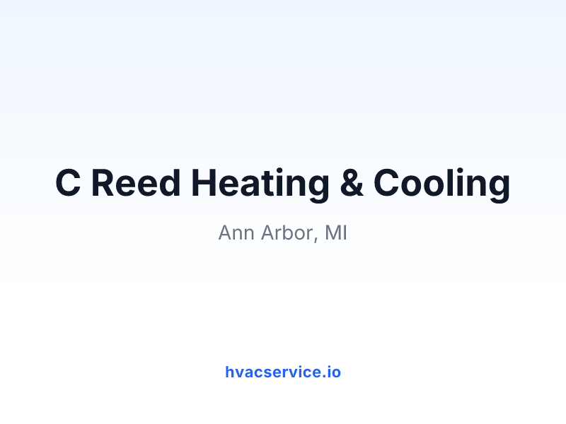 C Reed Heating & Cooling