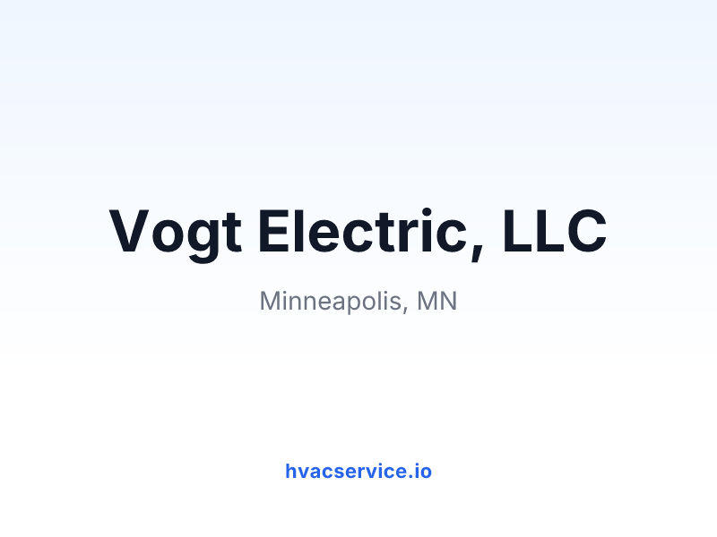 Vogt Electric, LLC