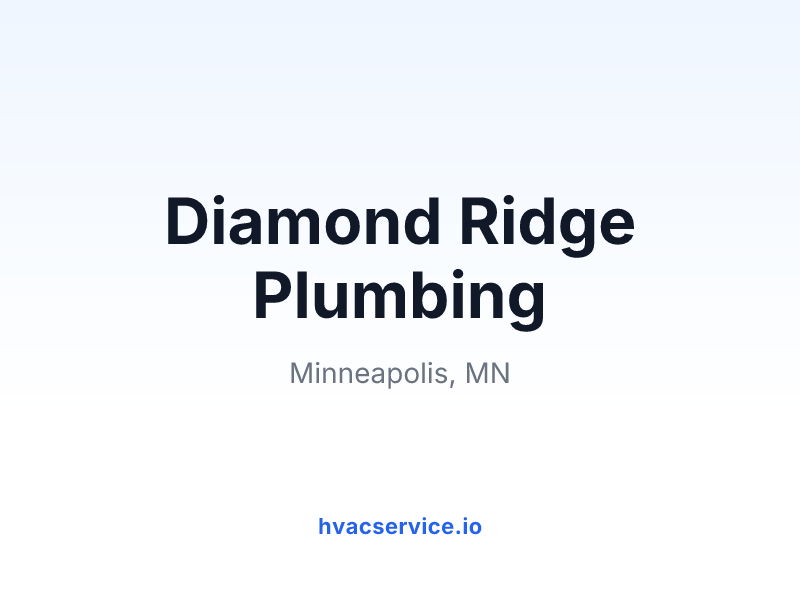 Diamond Ridge Plumbing