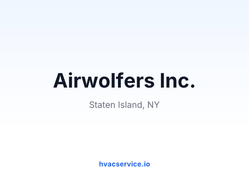Airwolfers Inc.