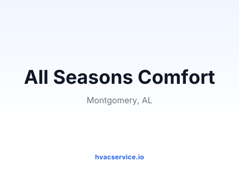 All Seasons Comfort