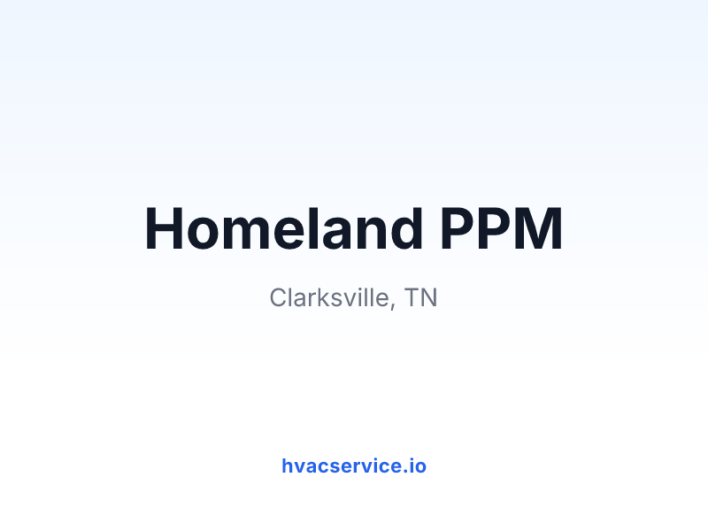 Homeland PPM