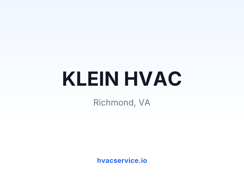 KLEIN HVAC
