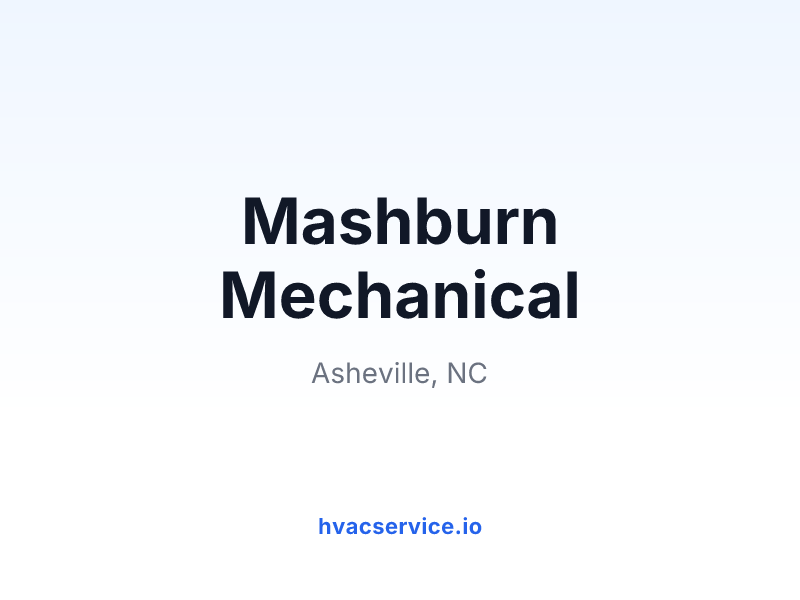 Mashburn Mechanical