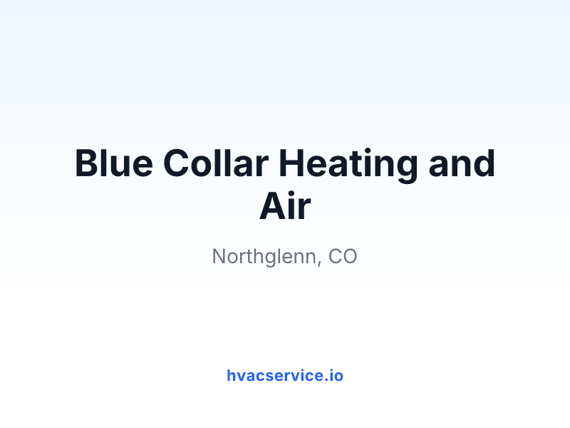 Blue Collar Heating and Air