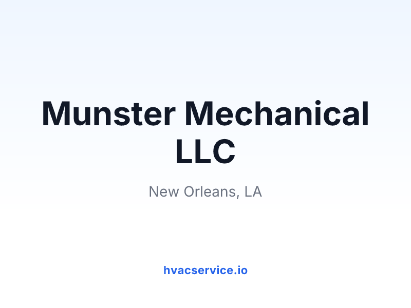Munster Mechanical LLC