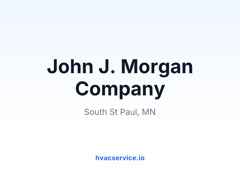 John J. Morgan Company