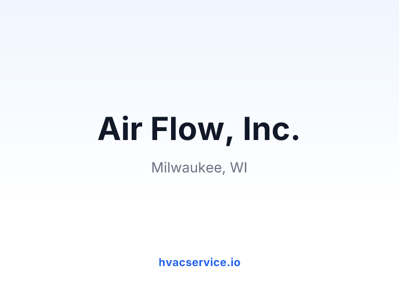 Air Flow, Inc.