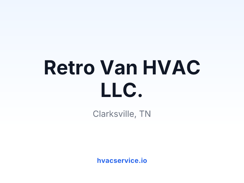 Retro Van HVAC LLC.