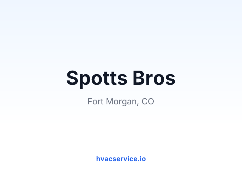 Spotts Bros