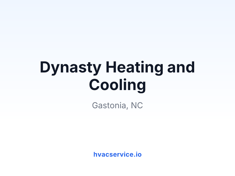 Dynasty Heating and Cooling