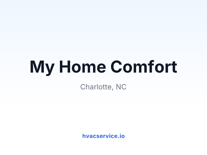 My Home Comfort